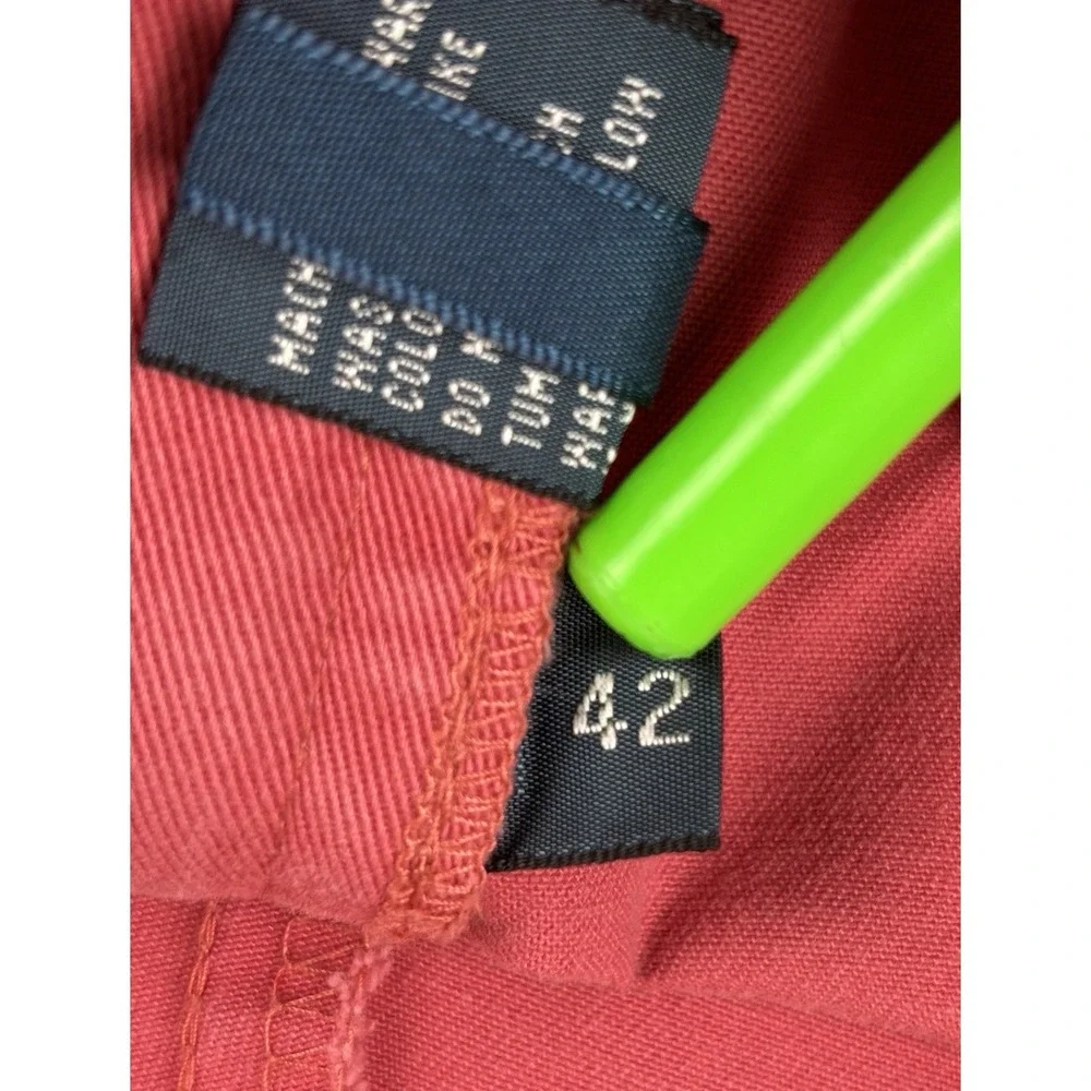 Vintage‎ Polo Ralph Lauren Tyler Fit Coral Pink Chino Shorts Men's Size 42